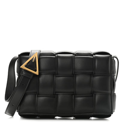 Bottega Veneta Nappa Maxi Intreccio Padded Cassette Crossbody Bag Black 1 of 9