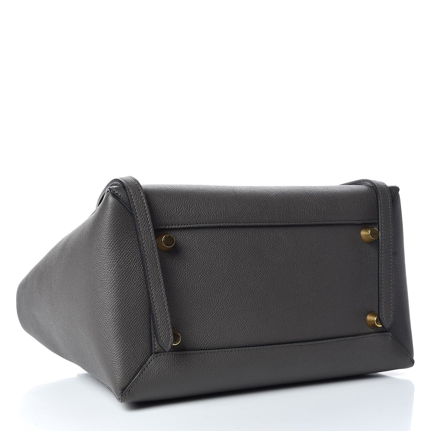 Celine Grained Calfskin Mini Belt Bag Grey 5 of 10