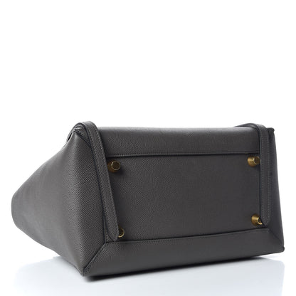 Celine Grained Calfskin Mini Belt Bag Grey 5 of 10
