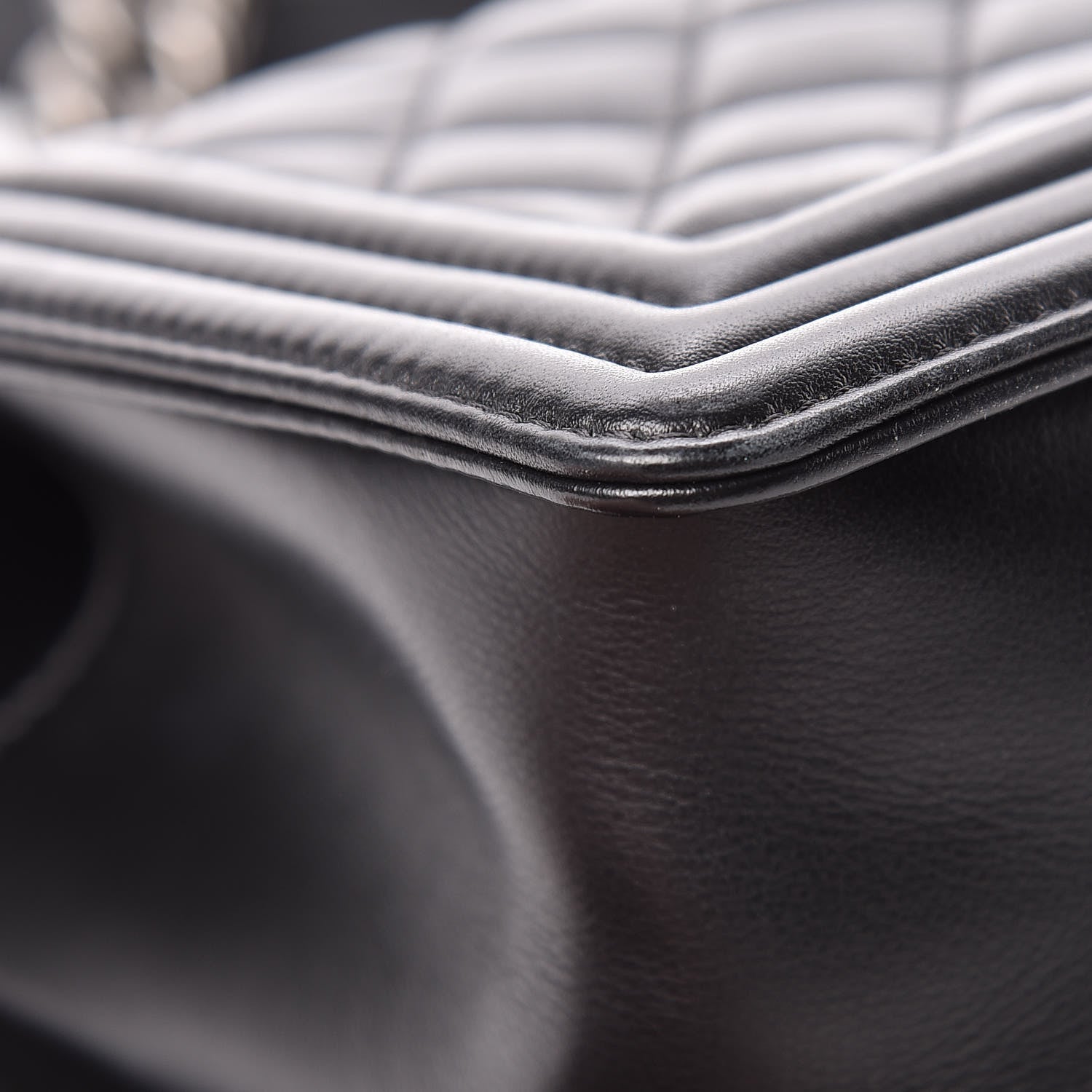 Chanel Calfskin Quilted Medium Boy Flap Black 9 of 18