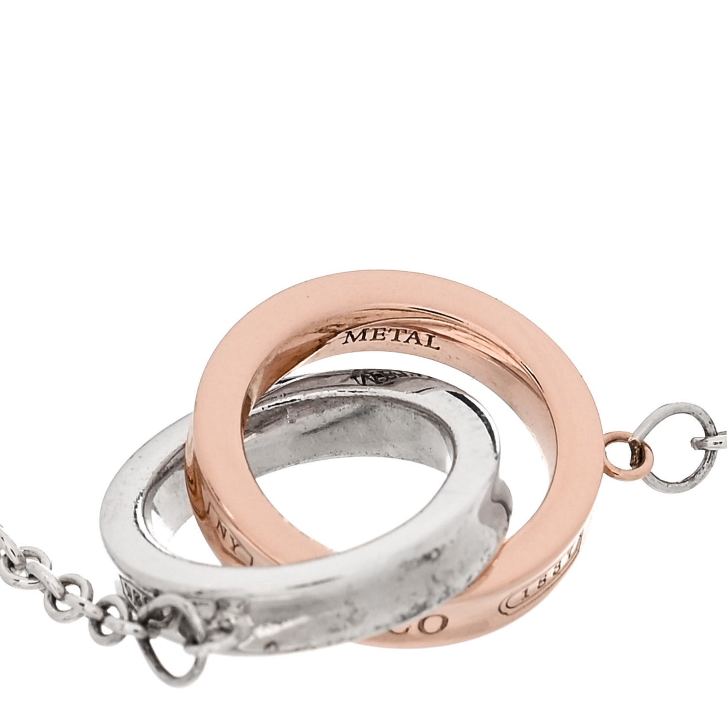 Sterling Silver Rubedo 1837 Interlocking Bracelet
