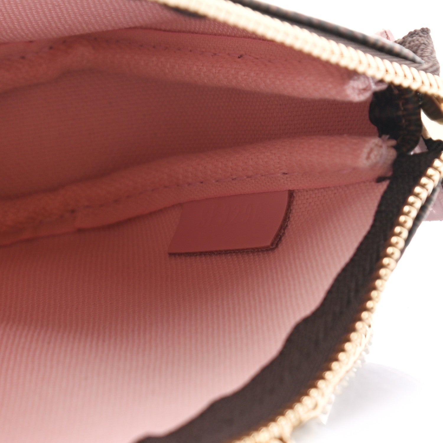Louis Vuitton Damier Ebene 2020 Christmas Animation Big Wheel Mini Pochette Accessories Rose Ballerine 8 of 8