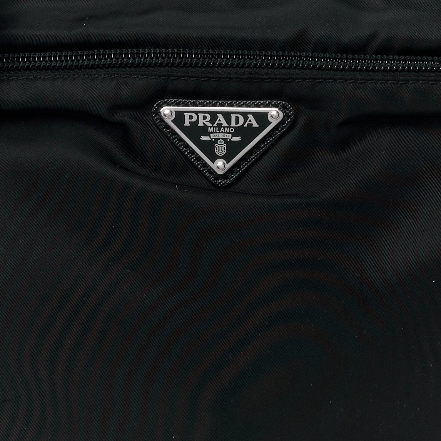 Prada Nylon Vela Flat Messenger Bag Black 9 of 12