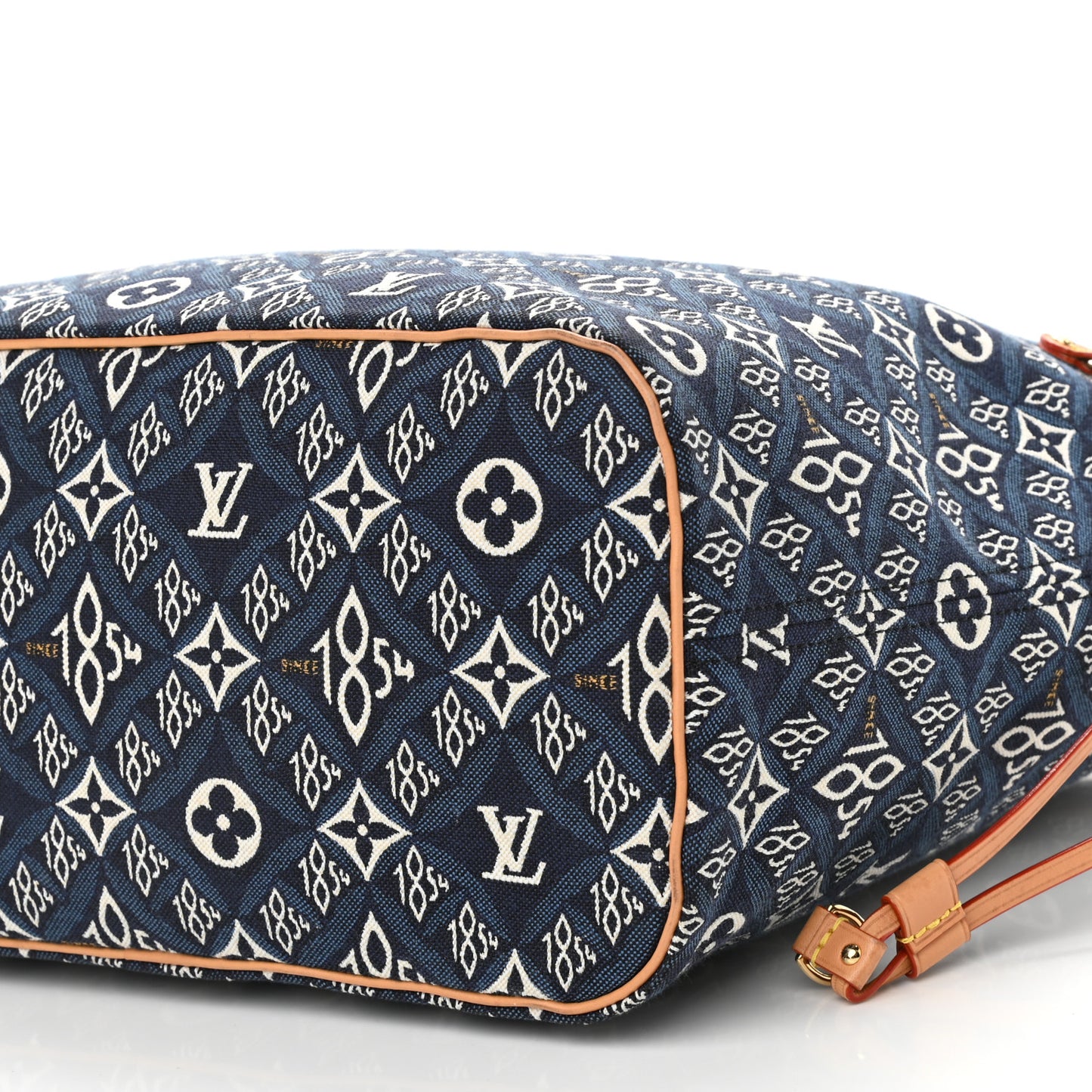 Jacquard Since 1854 Neverfull MM Blue