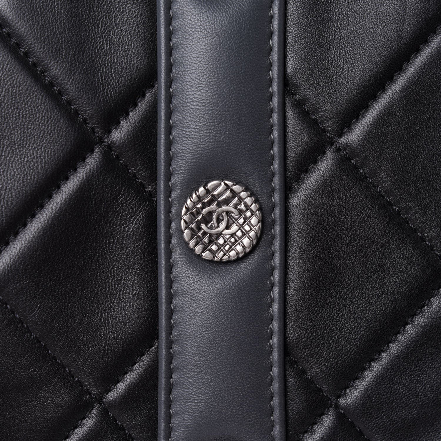 Chanel Lambskin Quilted Large Girl Bag Black 12 of 18