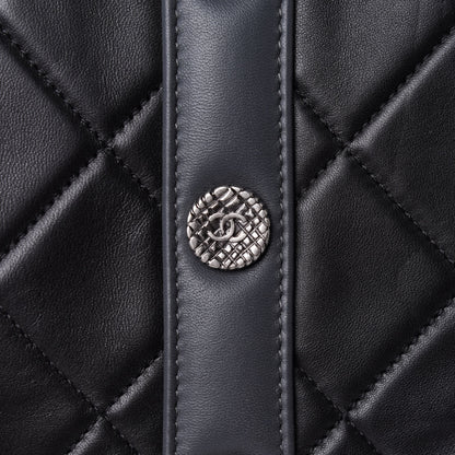 Chanel Lambskin Quilted Large Girl Bag Black 12 of 18