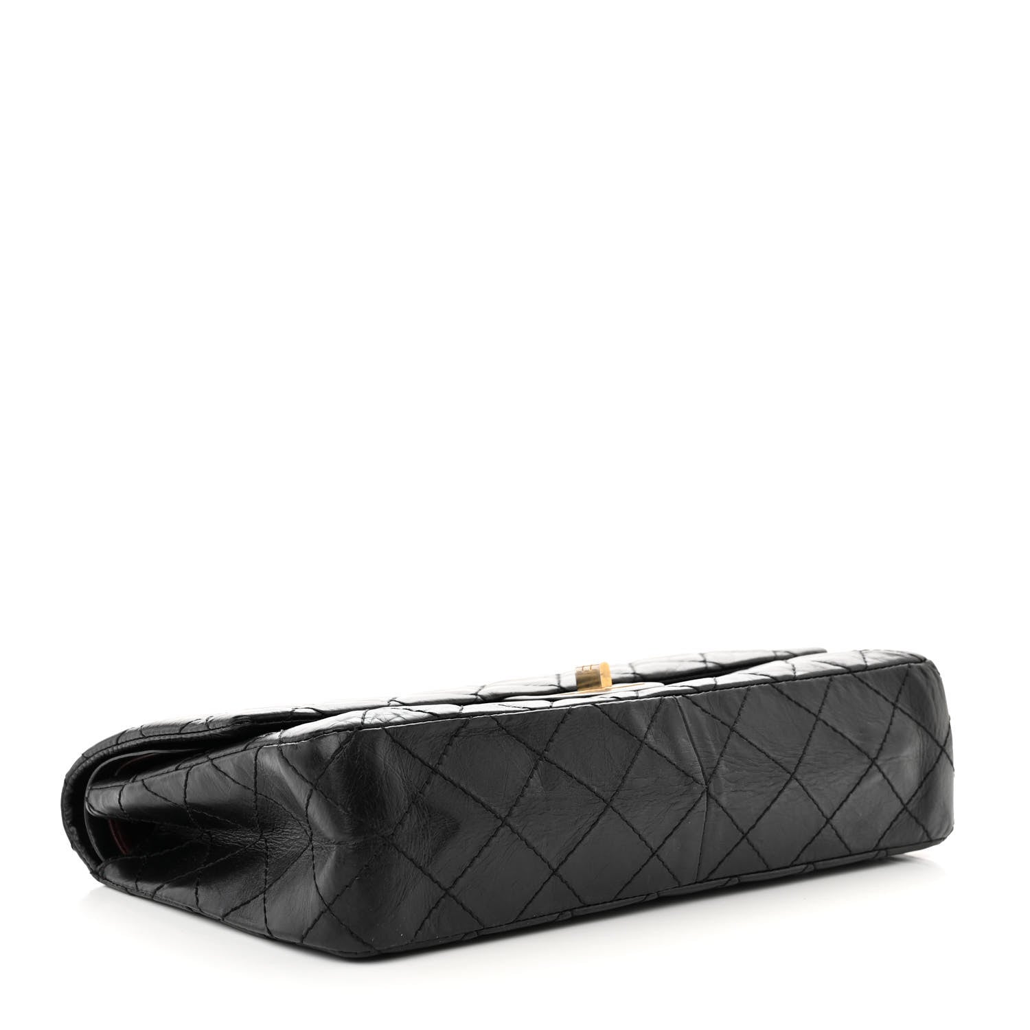 Chanel Aged Calfskin Quilted 50th Anniversary 2.55 Reissue 226 Flap Black 4 of 13
