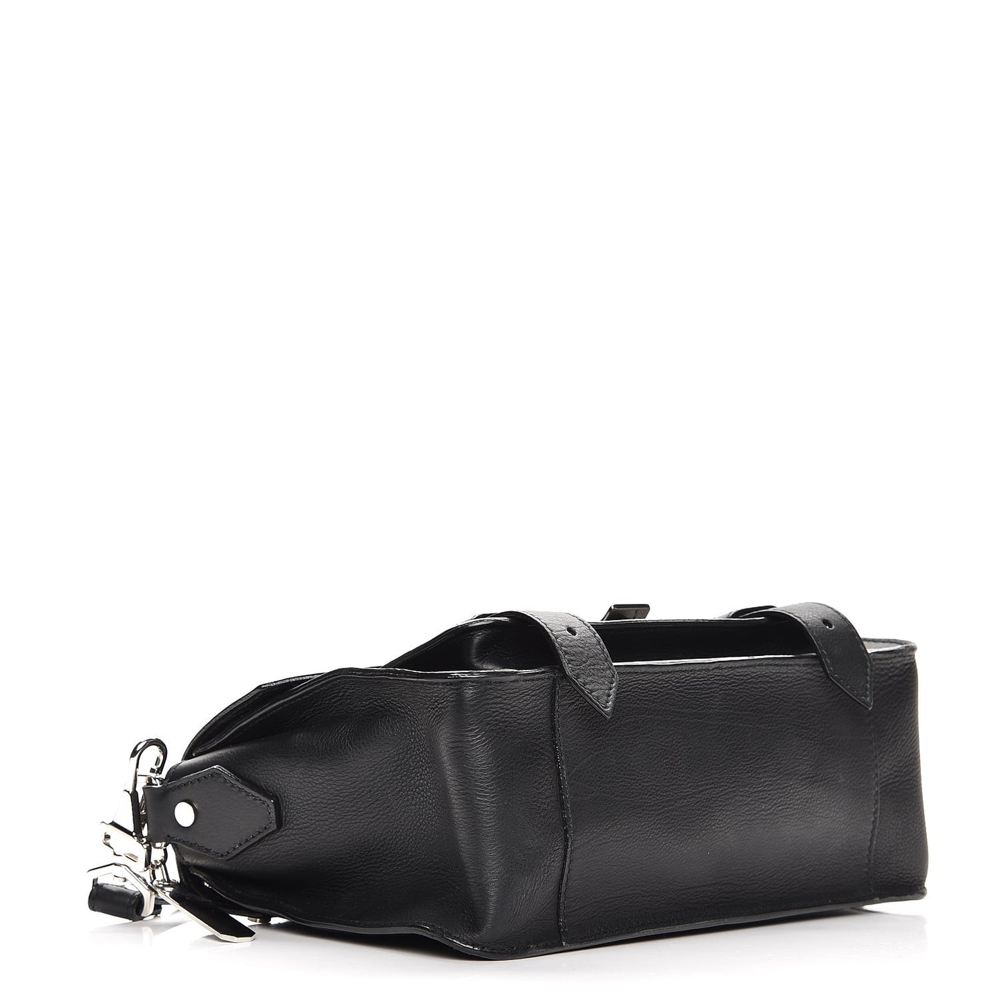 Calfskin Tiny PS1 Satchel Black
