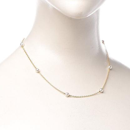 Tiffany 18K Yellow Gold 5-5.5mm Elsa Peretti Pearls By The Yard Necklace 2 of 6