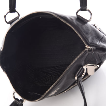 Prada Vitello Daino Tote Black 5 of 13
