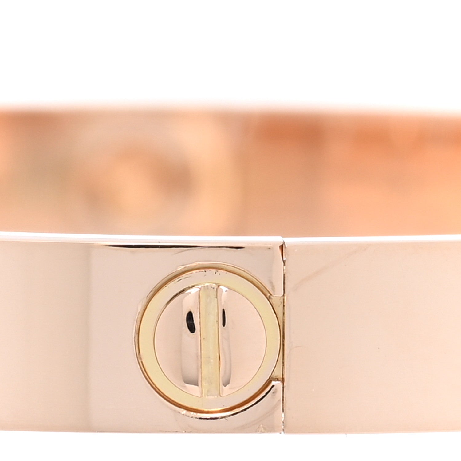 Cartier 18K Pink Gold 10 Diamond LOVE Bracelet 17 5 of 8