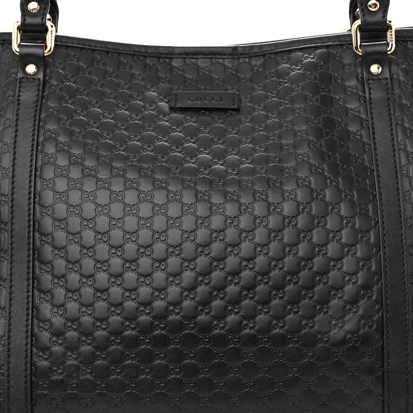 Microguccissima Medium Joy Tote Black