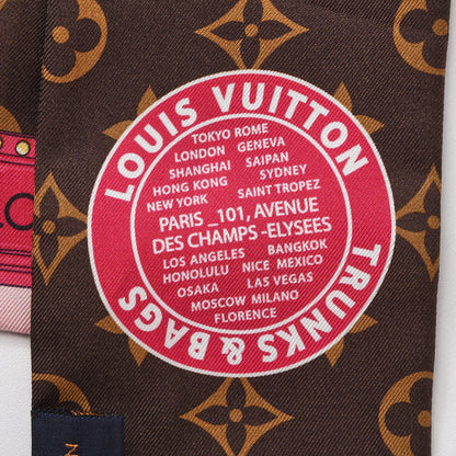 Louis Vuitton Silk Monogram Summer Trunks Bandeau Brown 6 of 7