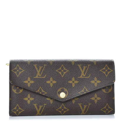Louis Vuitton Monogram Sarah Wallet NM Rose Ballerine 1 of 9
