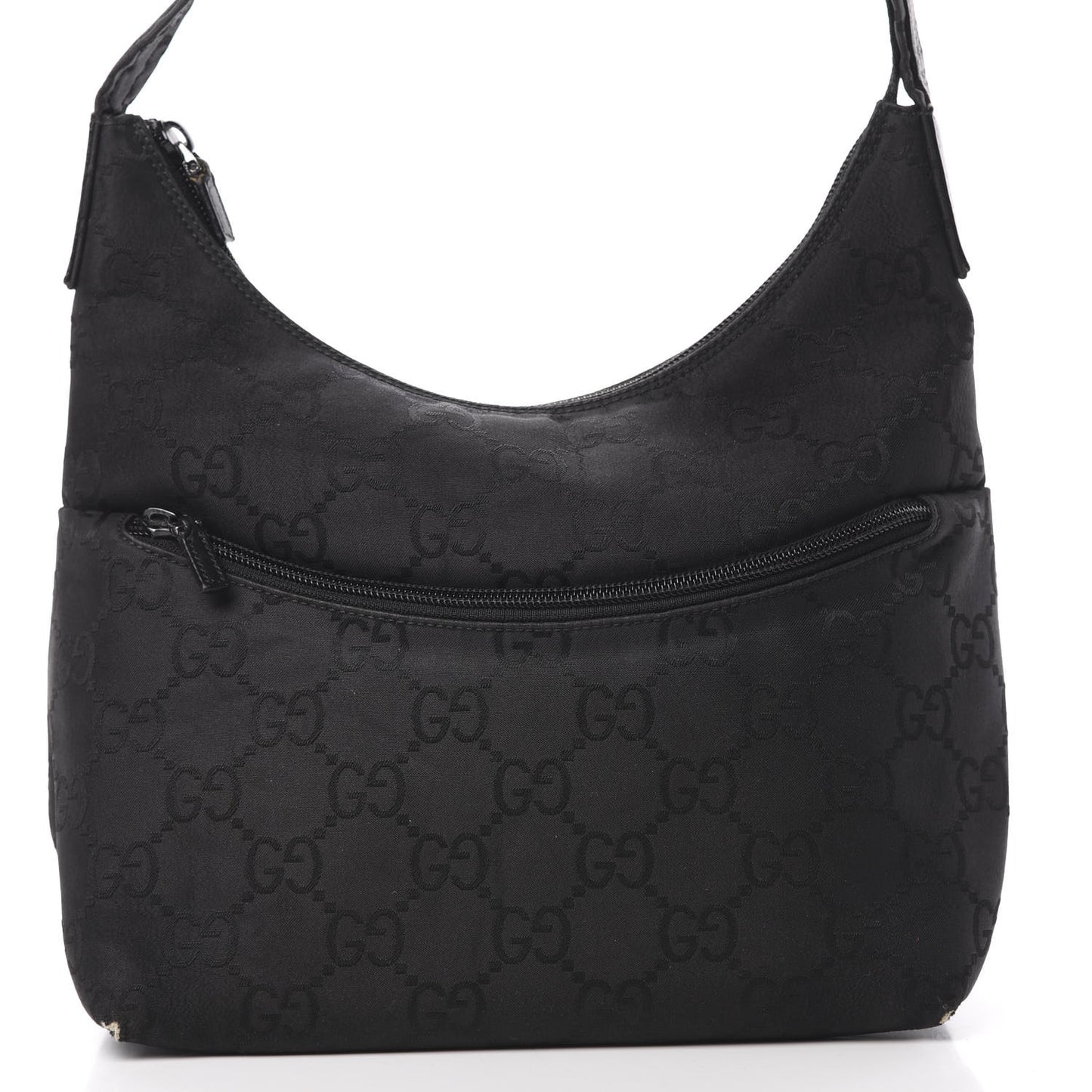 Nylon Monogram Small Hobo Black