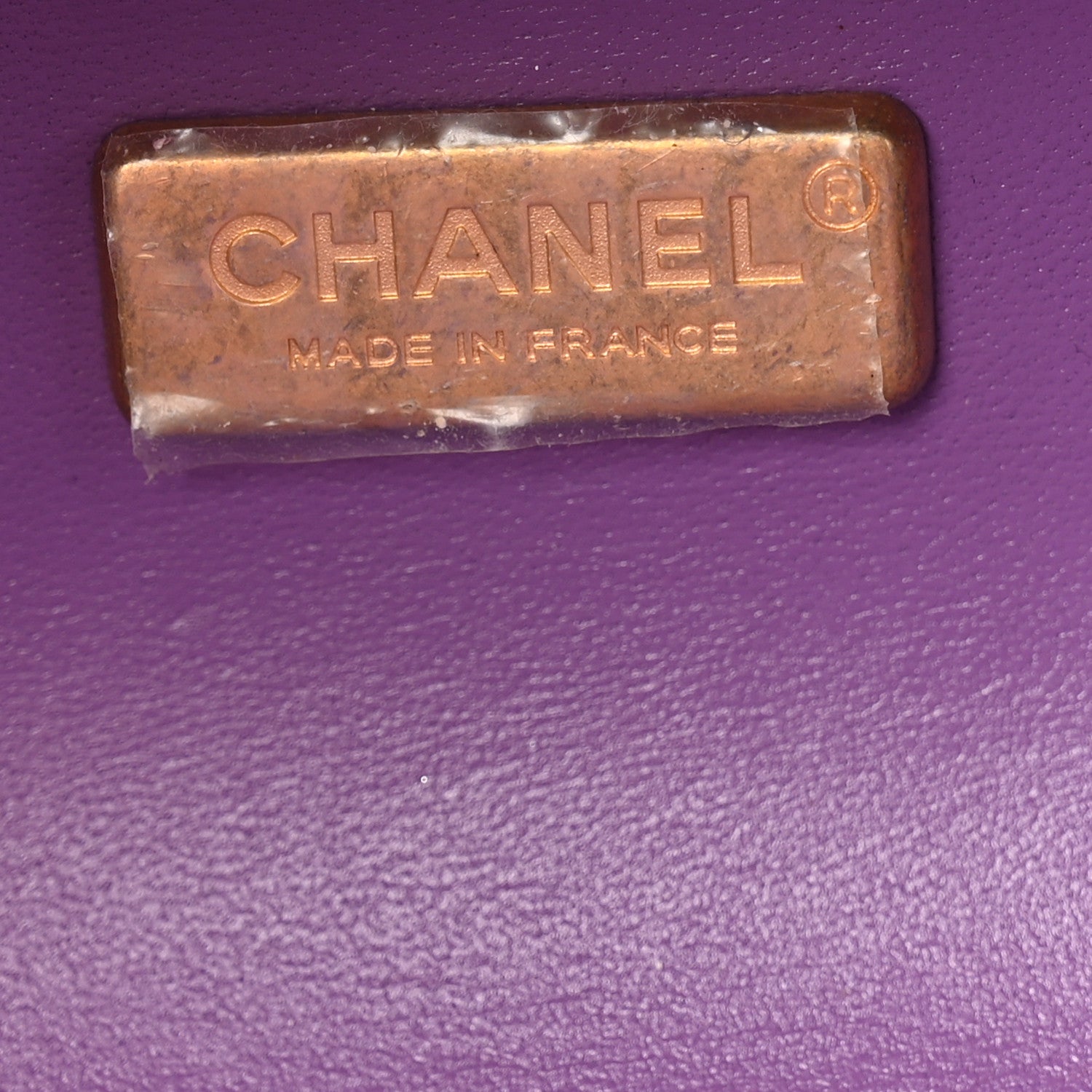 Chanel Lambskin Quilted CC Bubble Vanity Case With Chain Purple 6 of 12