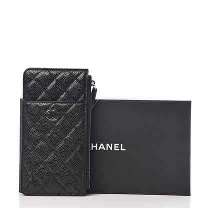 Chanel Caviar Quilted Classic Flat Wallet Pouch So Black 8 of 8