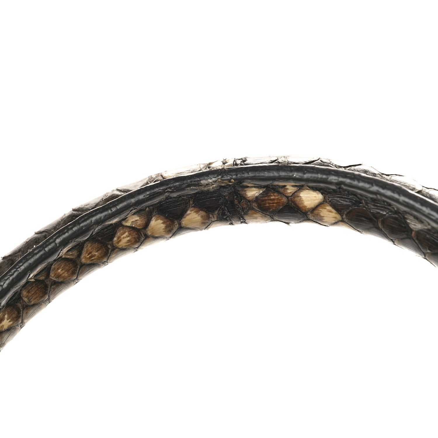 Saint Laurent Grained Calfskin Python Embossed Small Sac De Jour Black 13 of 13