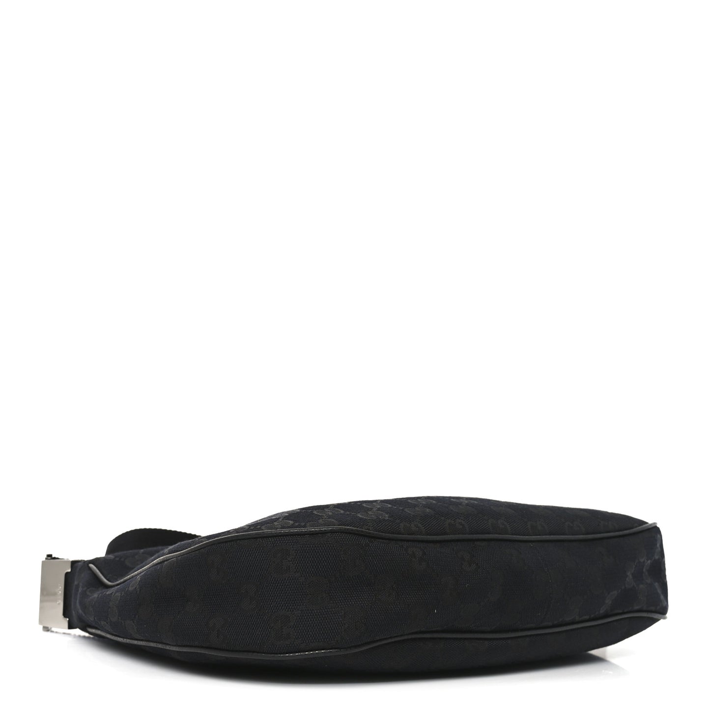 Monogram Medium Half Moon Hobo Black