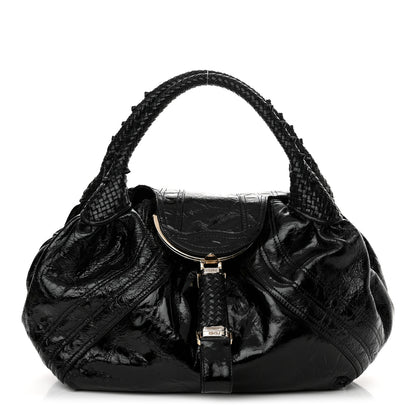 Fendi Crispe Vernice Spy Black 1 of 11