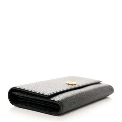 Gucci Dollar Calfskin GG Marmont Continental Wallet Black 4 of 7