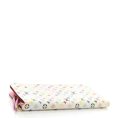 Louis Vuitton Monogram Multicolor Insolite Wallet White Litchi 4 of 9