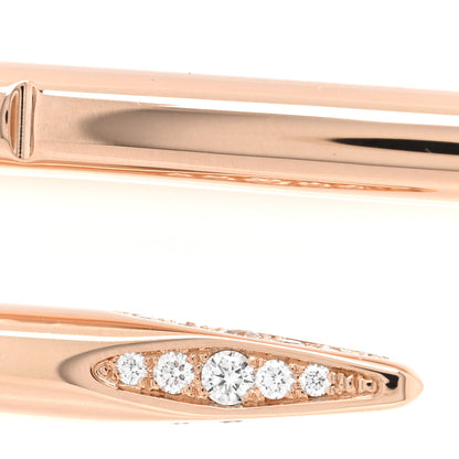 Cartier 18K Pink Gold Diamond Juste Un Clou Bracelet 19 4 of 5
