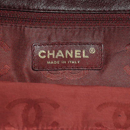 Chanel Leather CC Shoulder Bag Red 5 of 7