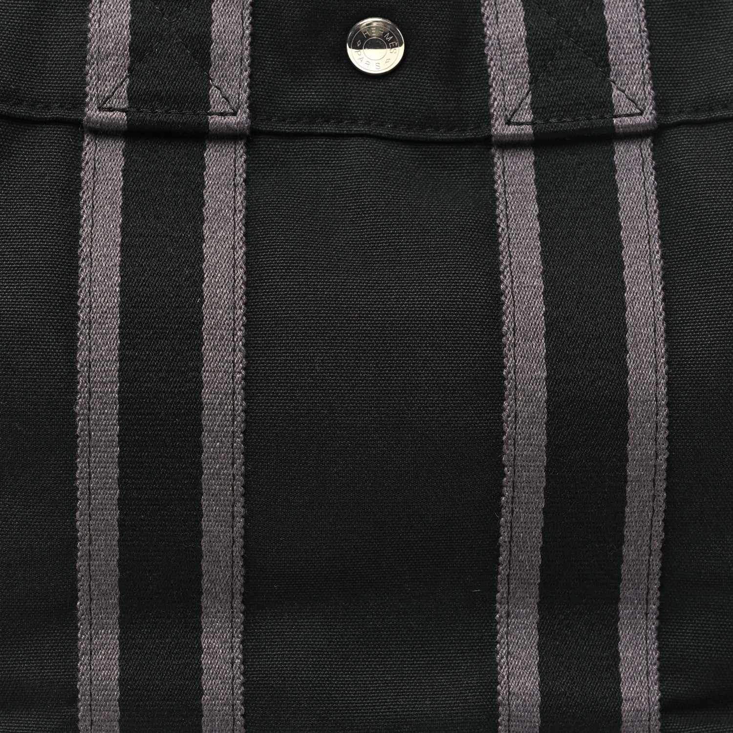 Hermes Canvas Tout Fourre PM Black 7 of 10