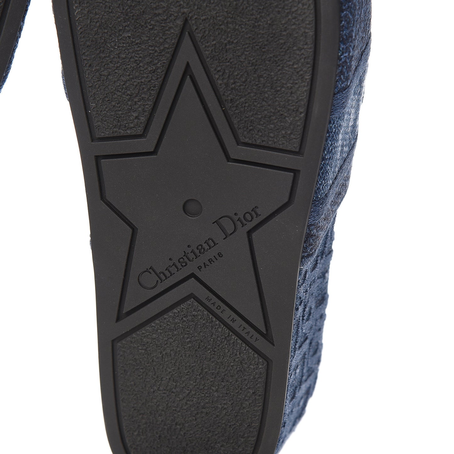 Oblique Denim D-Way Platform Sandal 38 Blue
