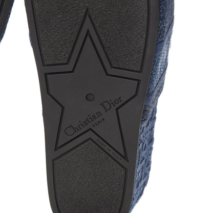 Christian Dior Oblique Denim D-Way Platform Sandal 38 Blue 6 of 9
