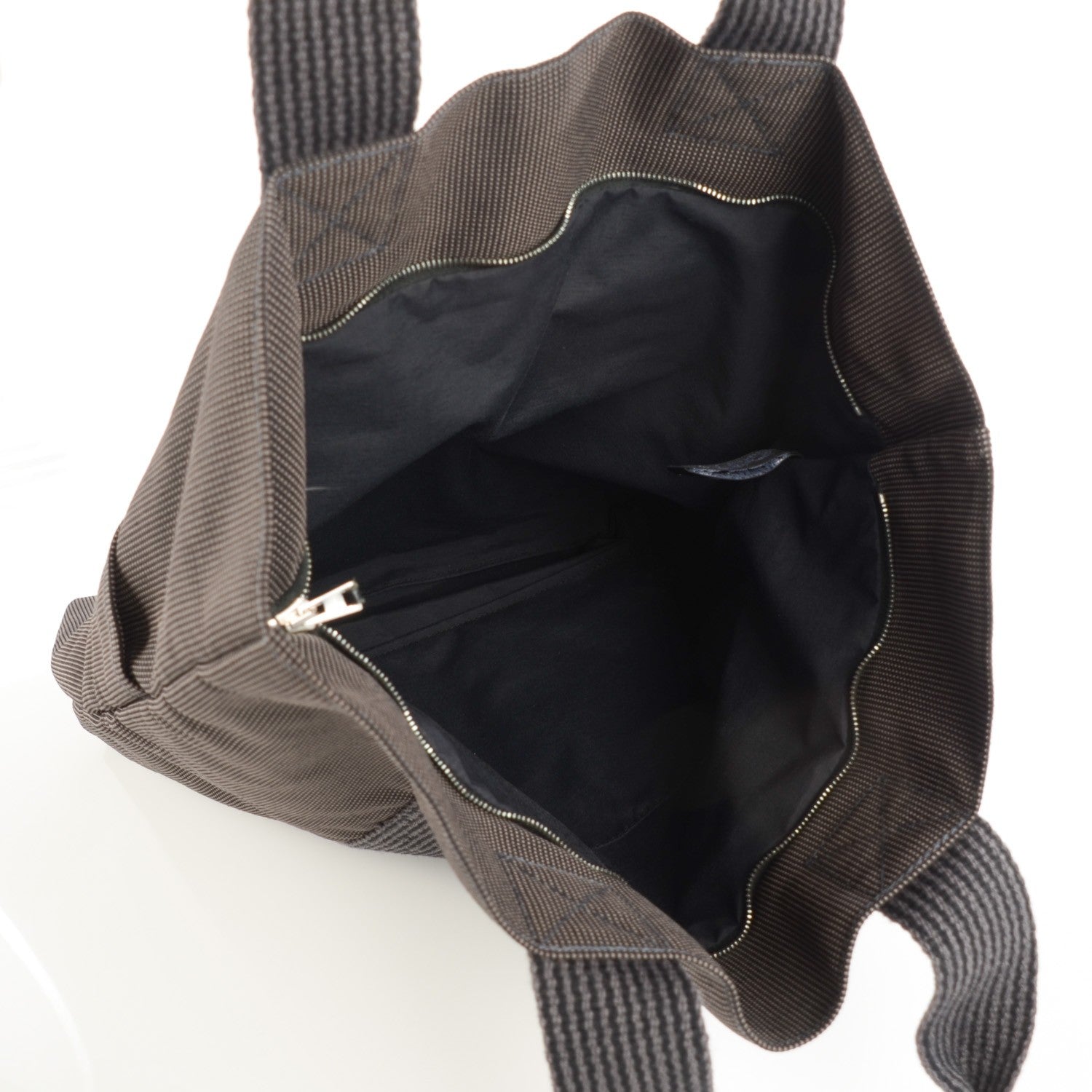 Hermes Canvas Herline Cabas Grey 5 of 13