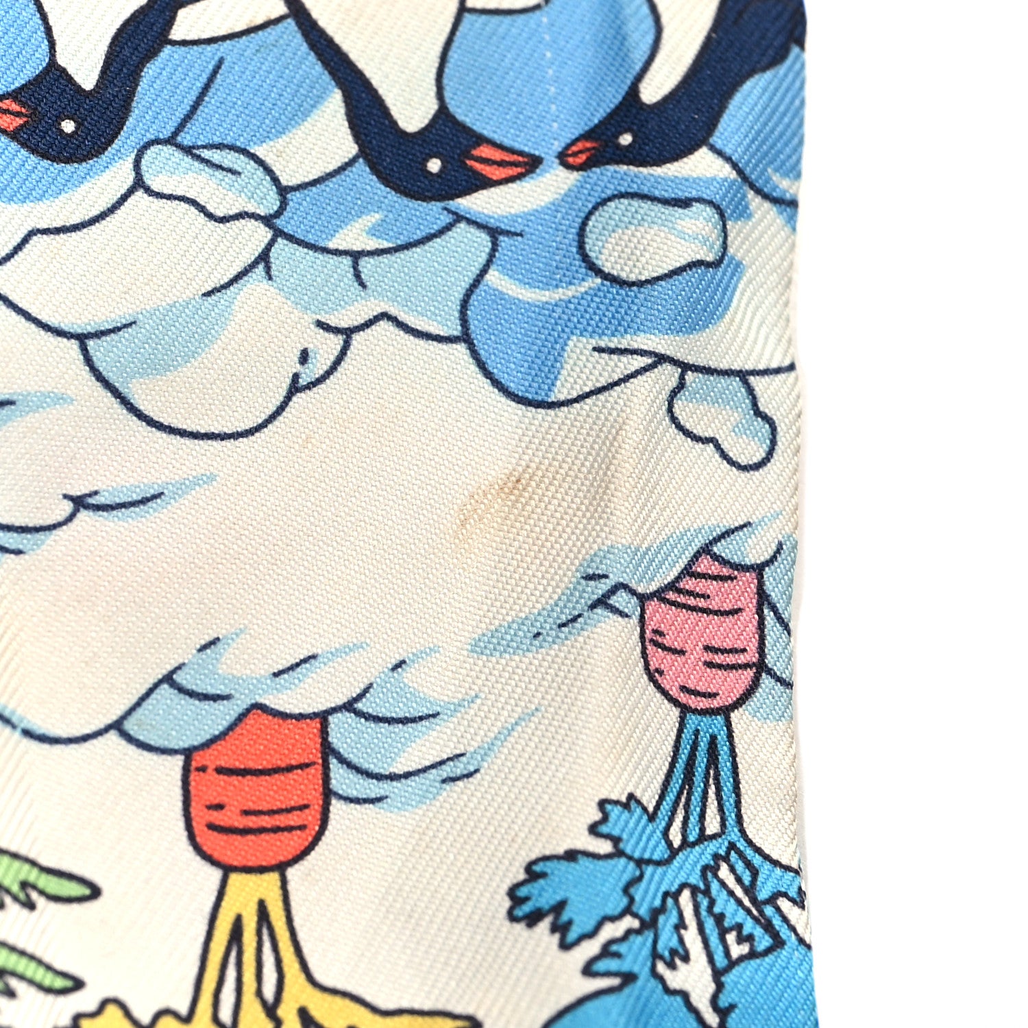 Hermes Silk Sur Mon Nuage Twilly Marine Clair Ciel 5 of 6