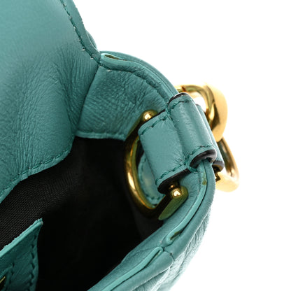 Fendi Nappa FF 1974 Embossed Baguette Tiffany 11 of 11