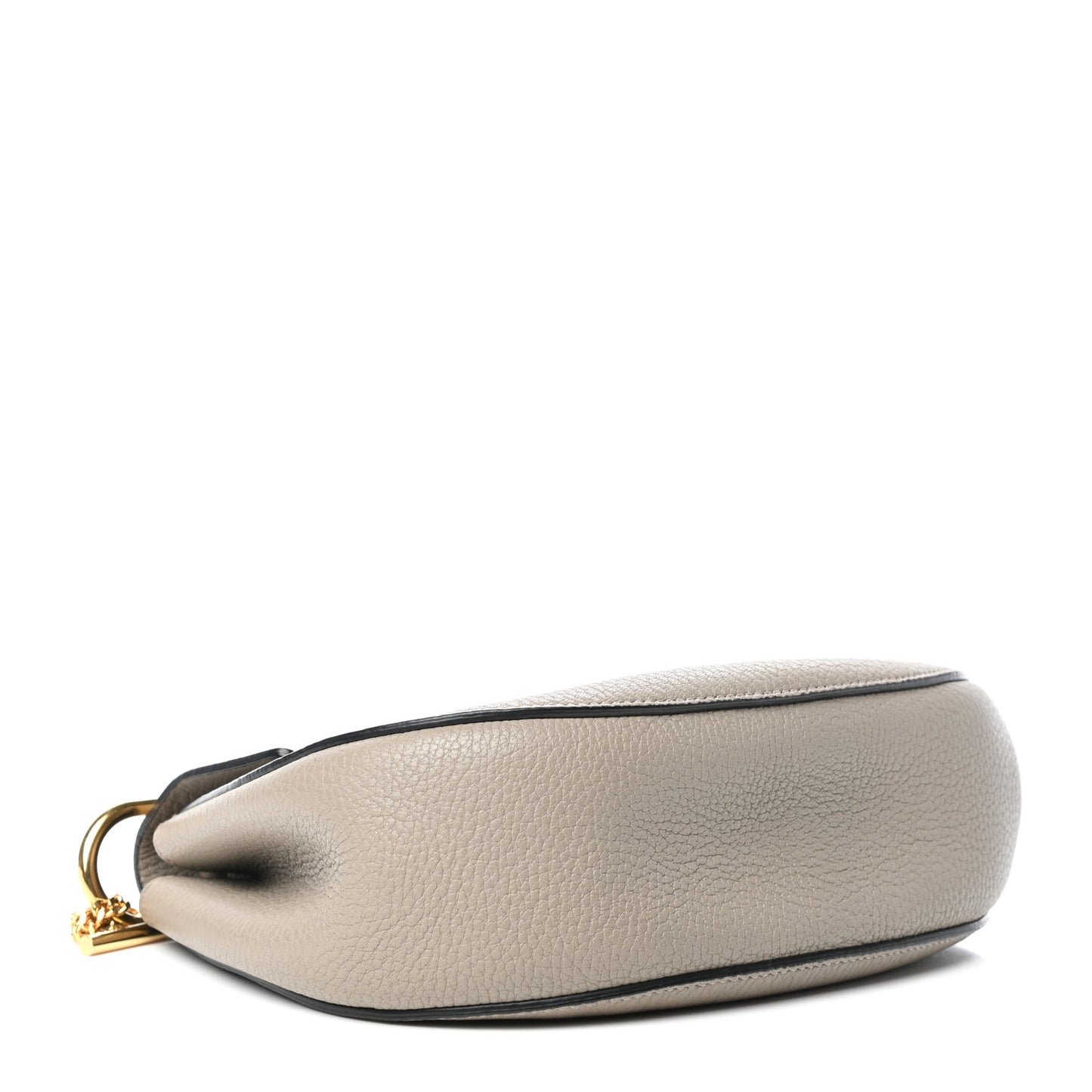 Grained Lambskin Drew Shoulder Bag Motty Grey