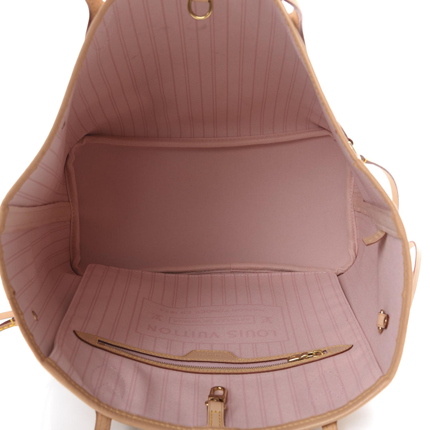 Louis Vuitton Damier Azur Neo Neverfull MM Rose Ballerine 4 of 10