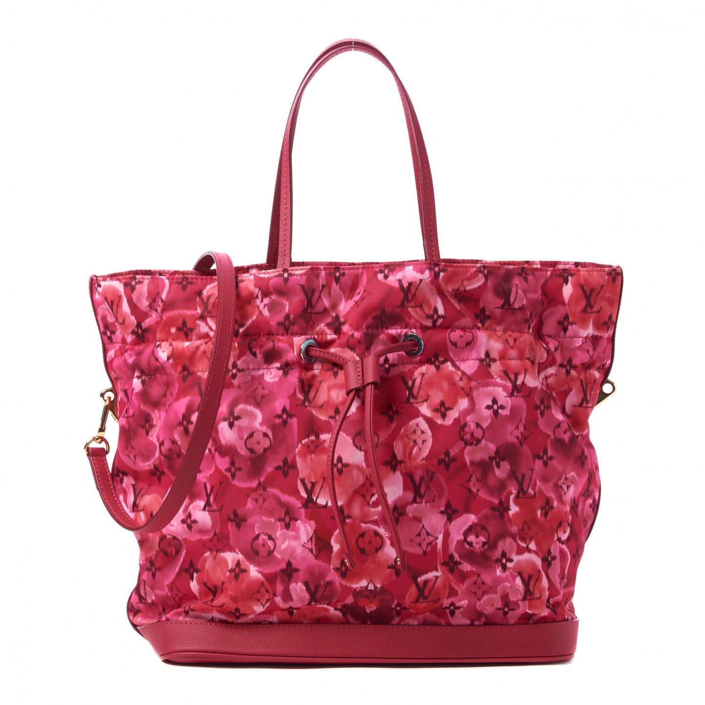 Nylon Monogram Ikat Noefull MM Rose Indien