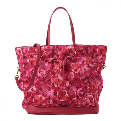 Louis Vuitton Nylon Monogram Ikat Noefull MM Rose Indien 1 of 8