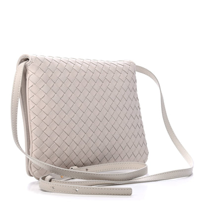 Bottega Veneta Nappa Intrecciato Flap Crossbody White 2 of 4