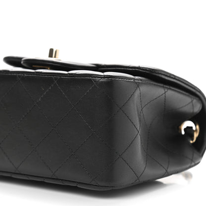 Chanel Lambskin Quilted Mini Square Flap Black 10 of 10
