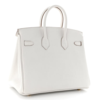 Hermes Togo Birkin 25 Gris Pale 3 of 12