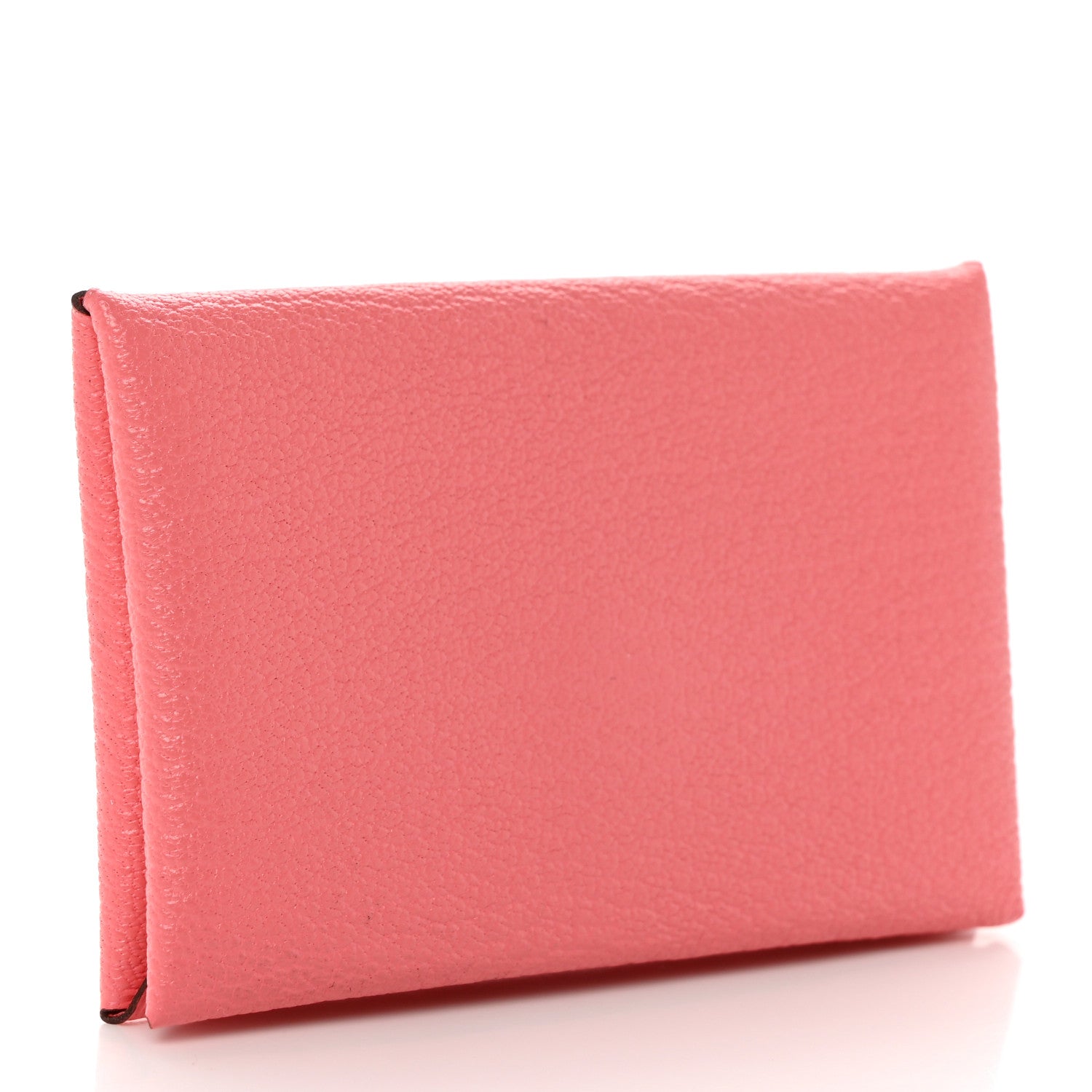 Hermes Chevre Mysore Calvi Card Case Rose Azalee 3 of 7