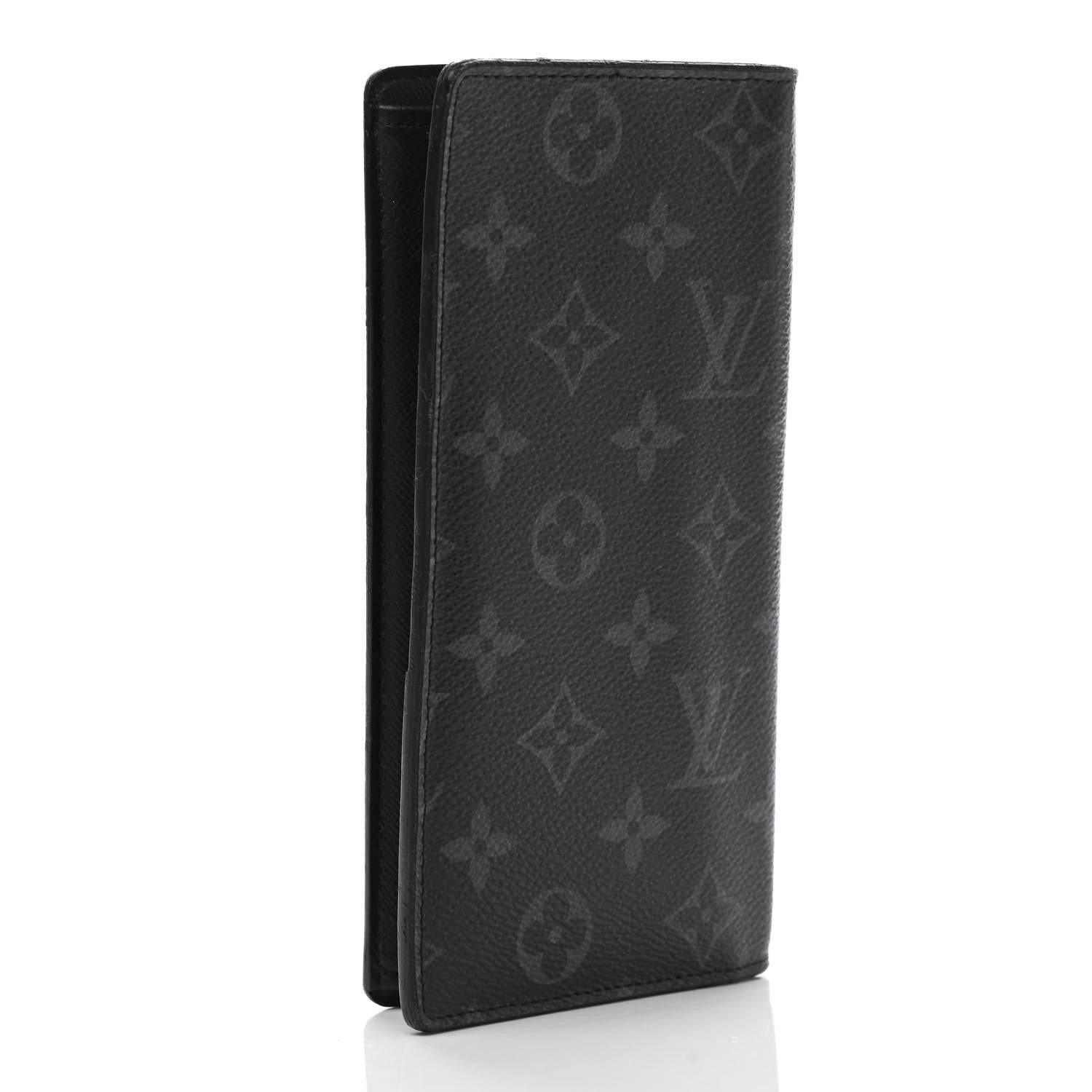 Louis Vuitton Monogram Eclipse Brazza Wallet 3 of 6