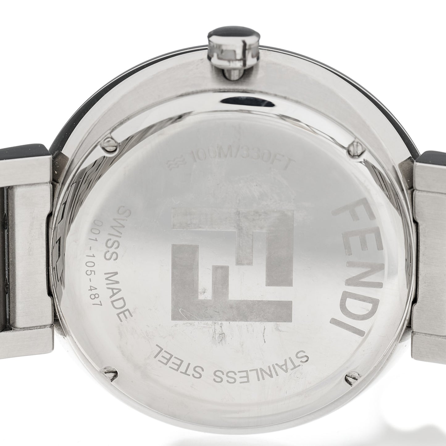X SARAH COLEMAN Stainless Steel FF Fish Eye 39mm Fendi Multi Quartz Watch