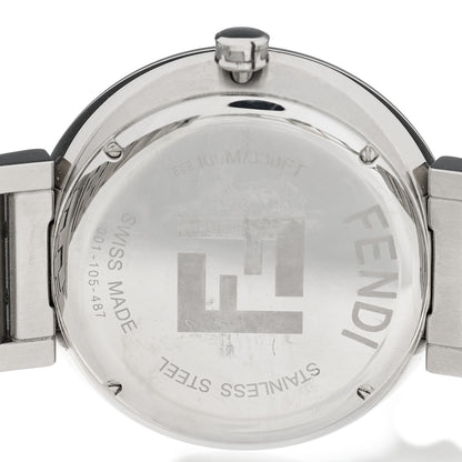 Fendi X SARAH COLEMAN Stainless Steel FF Fish Eye 39mm Fendi Multi Quartz Watch 3 of 3
