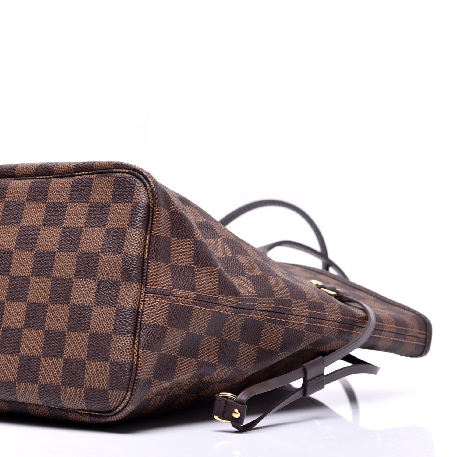 Louis Vuitton Damier Ebene Neo Neverfull MM Rose Ballerine 8 of 9