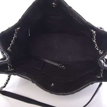 Chanel Caviar Quilted CC Timeless Soft Tote Black 5 of 19