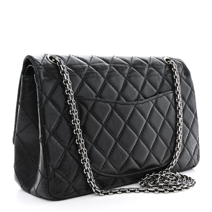 Chanel Aged Calfskin Quilted 2.55 Reissue 226 Flap Black 3 of 10