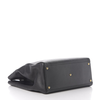 Fendi Vitello Elite Large 2Jours Tote Black 3 of 9