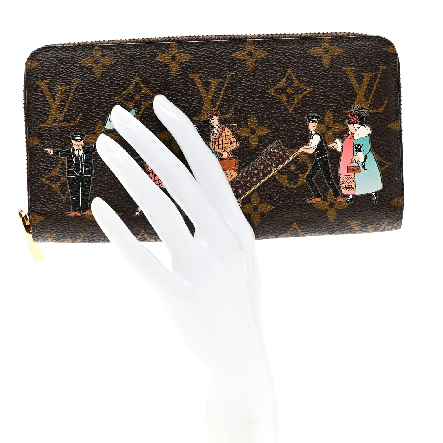 Louis Vuitton Monogram Illustre Zippy Wallet Rose 2 of 7